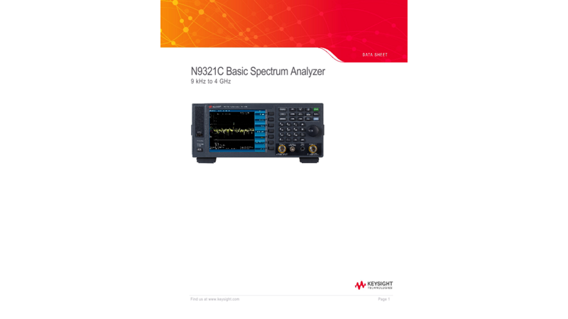 N9321C Basic Spectrum Analyzer